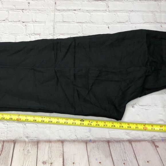 Vintage Isabel Ardee Women Pleated Trouser Dress Pants Size 6 Linen Blend M126 8 - Picture 8 of 16